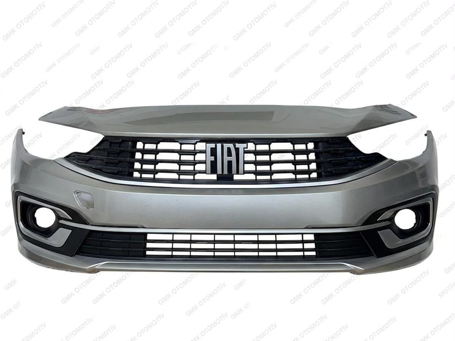 Metalik bej renge boyanmış Fiat Egea ön tamponu